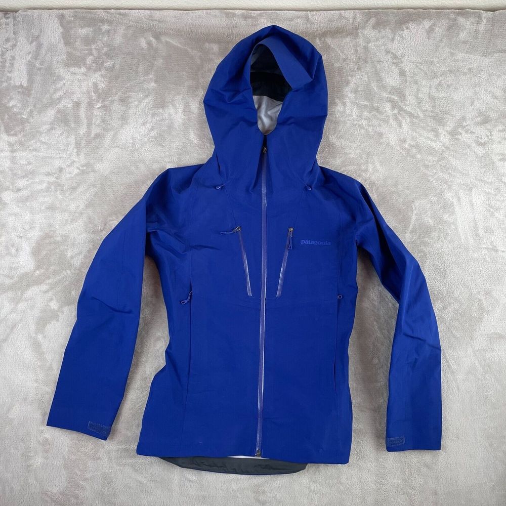 Patagonia Triolet G. Tex Jacket Women XXS‎ Cobalt Blue DWR Full Zip NWT $449